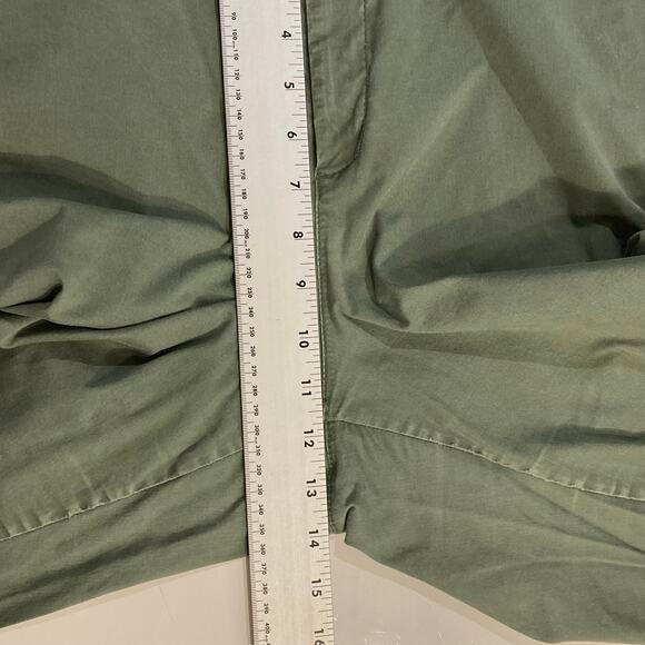GAP Pants Women 14 Green-Khaki Girlfriend Chino Cotton 5-Pockets Ankle-Length - Picture 10 of 11